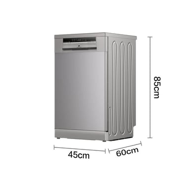Lavastoviglie a libera installazione - CONTINENTAL EDISON - CELV1145S - 45 CM - Argento