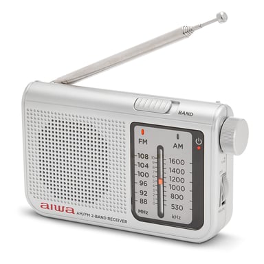 Aiwa RS-55SL Radio portable Personnel Analogique Argent