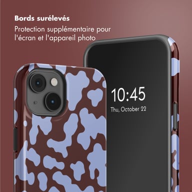 Selencia Coque arrière Vivid avec MagSafe pour Apple iPhone 14 - Moo'd Lavender Glow