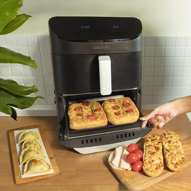 Cecotec FoodCourt Unique 11 L Autonome Friteuse d'air chaud Noir - Neuf