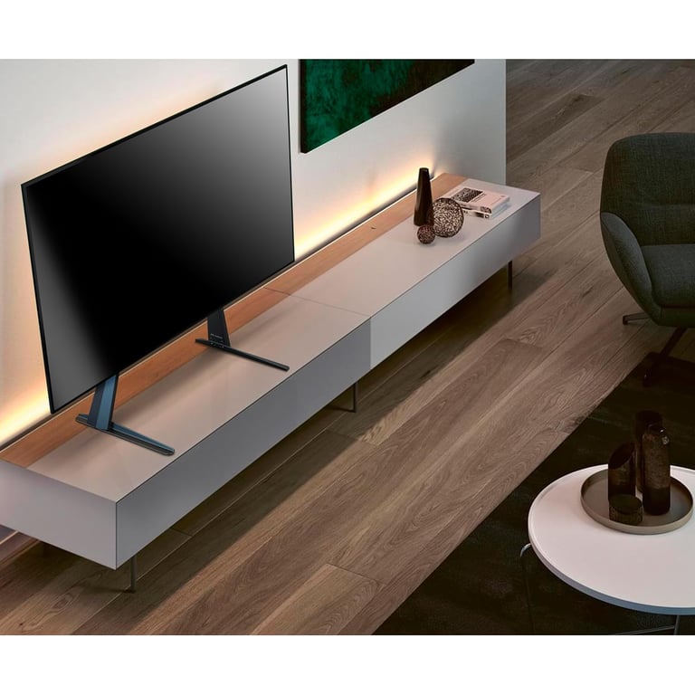Meliconi Pied TV Universel à Poser Feet 600 TV 32'' à 65'' VESA 200300400600 Inclinaison ± 6° Hauteur réglable 3 Niveaux