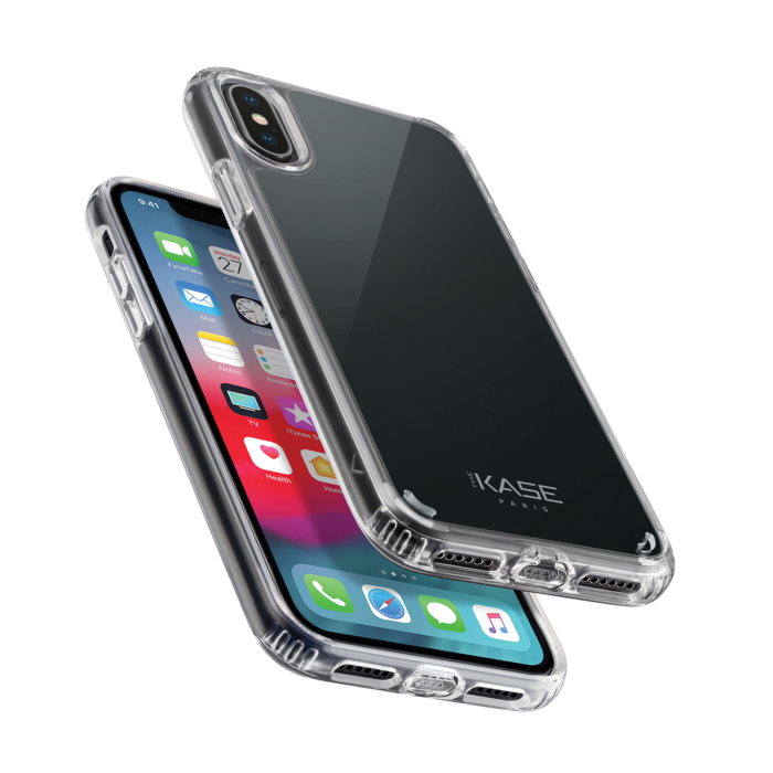 Coque Antichoc hybride invisible pour Apple iPhone X/XS, Transparente - The  Kase