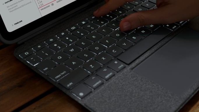 Logitech 920-011439 teclado para móvil QWERTY Español Smart Connector Gris