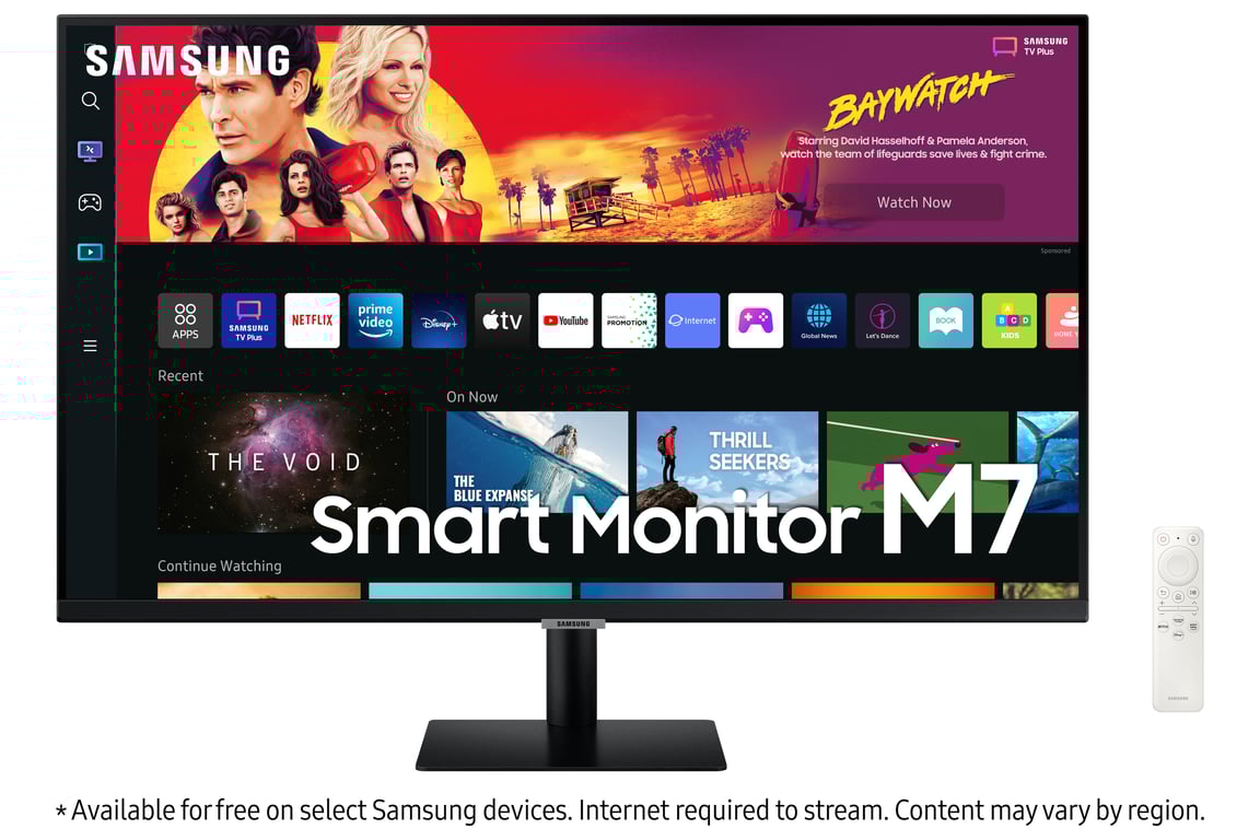 Samsung S32BM700UU M70B Series écran LED Intelligent 32 3840 x 2160 4K @ 60 Hz VA 300 cdm² 3000:1 HDR10 4 ms 2xHDMI USB C haut parleurs - vue 5