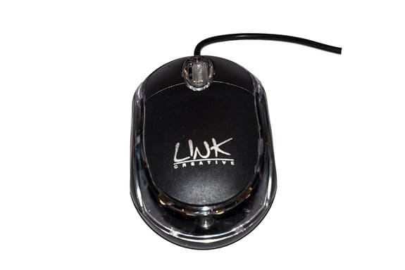 Link Accessori LKMOS04 ratón Oficina mano derecha USB tipo A Óptico