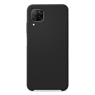 Coque silicone unie Soft Touch Noir compatible Huawei P40 Lite