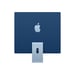iMac Apple M1 (2021) 24'', 3,2 Ghz 256 Go SSD 8 Go Apple GPU 8, Bleu - QWERTY IT