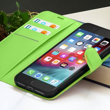 Custodia a Portafoglio per iPhone 8 Plus / 7 Plus Supporto e Linguetta Magnetica