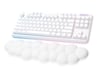 Logitech G G715 teclado Juego RF Wireless + Bluetooth AZERTY Francés Blanco