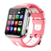 Montre Téléphone Android 4G Traceur GPS 3Go+32Go WiFi Rose Blanc + SD 32Go YONIS
