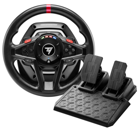 Pack Volant gaming Thrustmaster SimTask T128 pour PS5 PS4 et PC + Levier de vitesses TH8S - vue 5