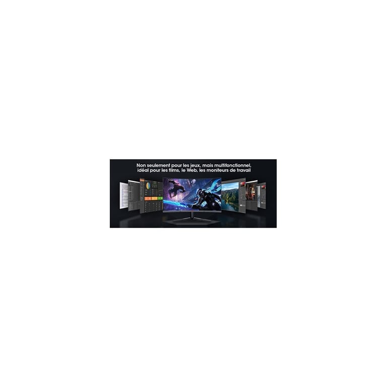 Ecran PC Koorui 24E6CA 24'' 165Hz 1ms HD 1920 x 1080 Dalle incurvée 1800R - Neuf