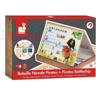 Batalla de barcos piratas - Juego de mesa de Janod para niños