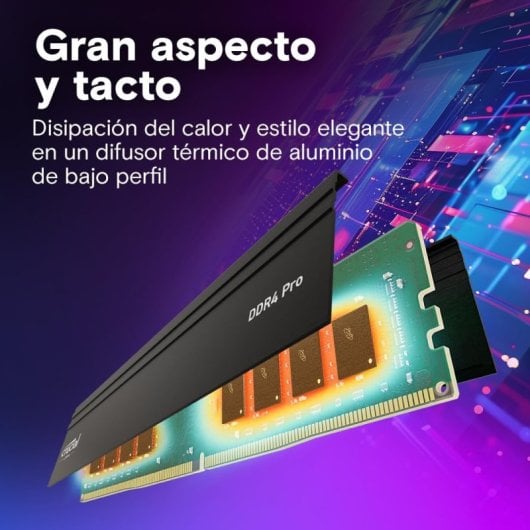 CRUCIAL Mémoire RAM DDR4 KIT 2 x 3200 MT/ CL22 UDIMM - vue 5