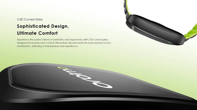 Montre Connectée oraimo Watch Nova N : Écran AMOLED 2,04?, Autonomie 11 Jours et Appels HD Sans Fil