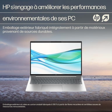 HP ProBook 460 16 pollici G11 Notebook PC Intel Core Ultra 5 125U Computer portatile 40,6 cm (16'') WUXGA 16 Go DDR5-SDRAM 512 Go SSD Wi-Fi 6E (802.11ax) Windows 11 Pro Argento