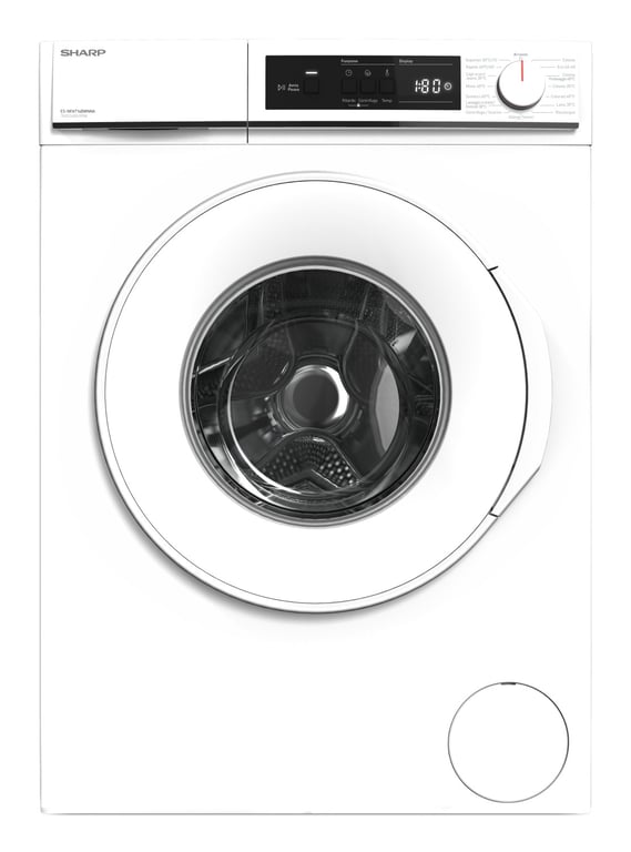 Sharp Es nfa714bwnna Lavatrice Caricamento Frontale 7 Kg 1400 Girimin Bianco - vue 2