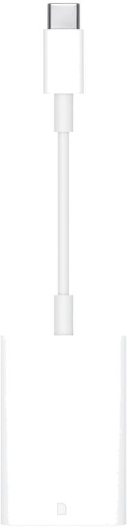 Lecteur de carte mémoire Apple USB 2.0 Type-C Blanc
