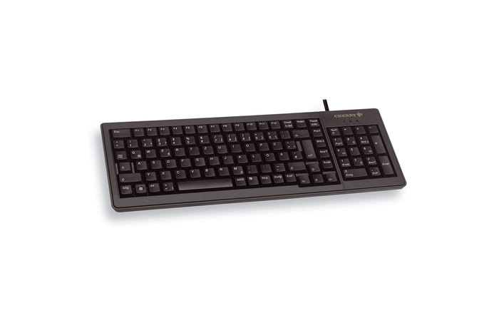 Clavier Filaire CHERRY G84-5200 – USB + PS/2, QWERTZ, Pavé Numérique - vue 2