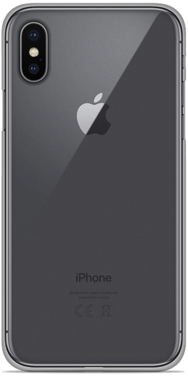 Coque silicone unie compatible Transparent Apple iPhone XS Max