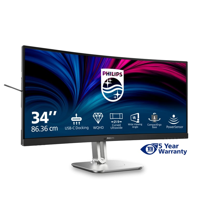 Philips 5000 series 34B2U5600C 00 écran plat de PC 86 4 cm 34 3440 x 1440 pixels Dual QHD LCD - vue 3