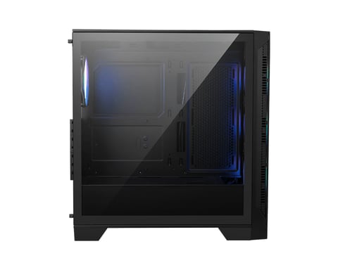 MSI MAG FORGE 320R AIRFLOW Micro Tower CPU Nero, Trasparente