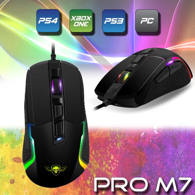 Souris Gamer Pro M7 Spirit Of Gamer - Neuf