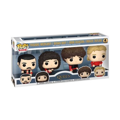 Pack 4 Figurines Funko Pop Rocks Queen Radio Gaga