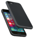 Funda antigolpes de gel de silicona suave para Apple iPhone 7/8, Negro satinado