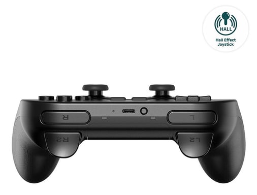 8BitDo PRO 2 Gamepad Hall Effect - Negro Nueva Edición