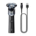 Afeitadora Eléctrica Philips Serie 5000X X5006 Wet & Dry, 27 Cuchillas de Acero Inoxidable Autoafilables, Cabezal Giratorio 360°, Tecnología SkinProtect