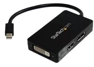 STARTECH.COM Adaptateur de voyage Mini DisplayPort vers DVI / DisplayPort / HDMI - Convertisseur vid