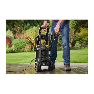 Limpiador de alta presión 1800 W 130 bares 420 L - manguera 5 m - depósito 0,9 L - lanza Vario - lanza turbo - cepillo multi-superficie