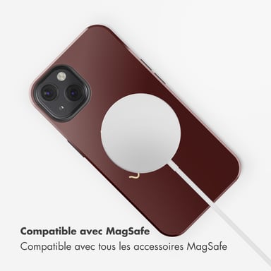 Selencia Coque arrière Vivid avec MagSafe pour Apple iPhone 13 - Delulu