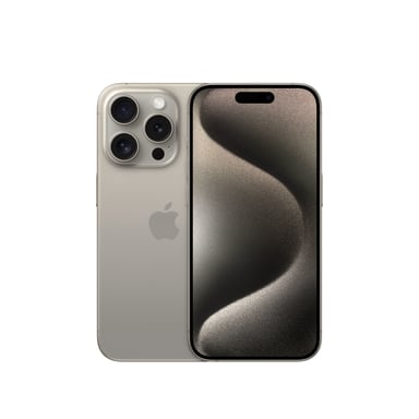 iPhone 15 Pro (5G) 128 Go, Titane naturel, Débloqué