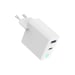 Caricabatterie da rete Gembird - 1x USB-C + 1x USB-A 30W (bianco)