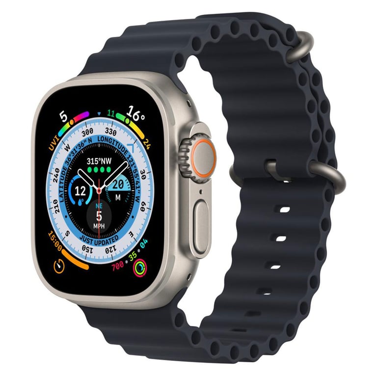 Extension pour Bracelet Océan pour Apple Watch | 44/45/46/49 mm - Taille XL - Midnight - Neuf