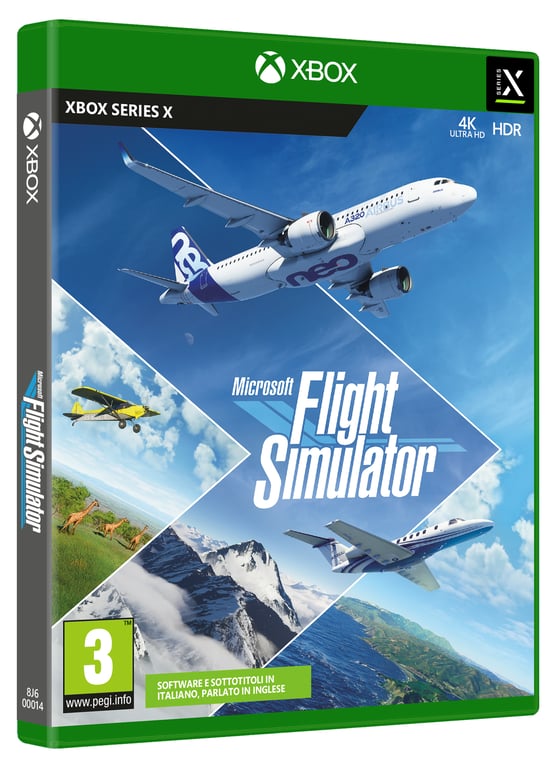 Microsoft Flight Simulator, XBOX Series X Estándar BRA, Alemán, Inglés, Español, Español de México, Francés, Italiano, Polaco, Ruso