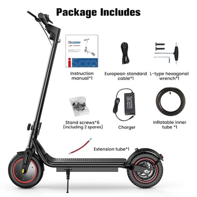 iScooter W6 Monopattino elettrico 500W 10 pollici pieghevole City Commuter Scooter 36V7.8Ah con Bluetooth