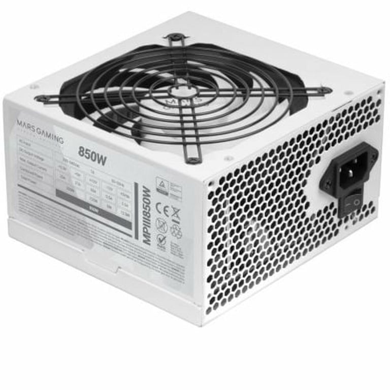 Alimentation Mars Gaming MPIII850 Efficacité APFC NUMÉRIQUE 99 % Fonctionnement silenc Neuf - vue 2