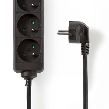 Prolunga 3 vie 3680W 16A Pin di terra 3m Tipo E Francia