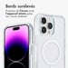 imoshion Coque MagSafe avec cordon amovible pour Apple iPhone 14 Pro Max - Transparent
