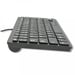 MCL-Samar ACK-600U/N Mini tastiera cablata (nero)