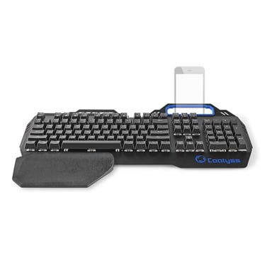 Nedis GKBD400BKUS teclado Juego USB QWERTY Inglés de EE. UU. Negro