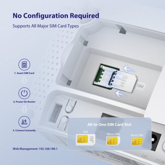 Router Strong 4GROUTER360M 4G LTE 300Mbps Wi Fi Banda Dual Firewall DMZ Neuf - vue 3
