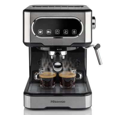 Hisense HESCM15DBK machine à café Manuel Machine à expresso 1,5 L
