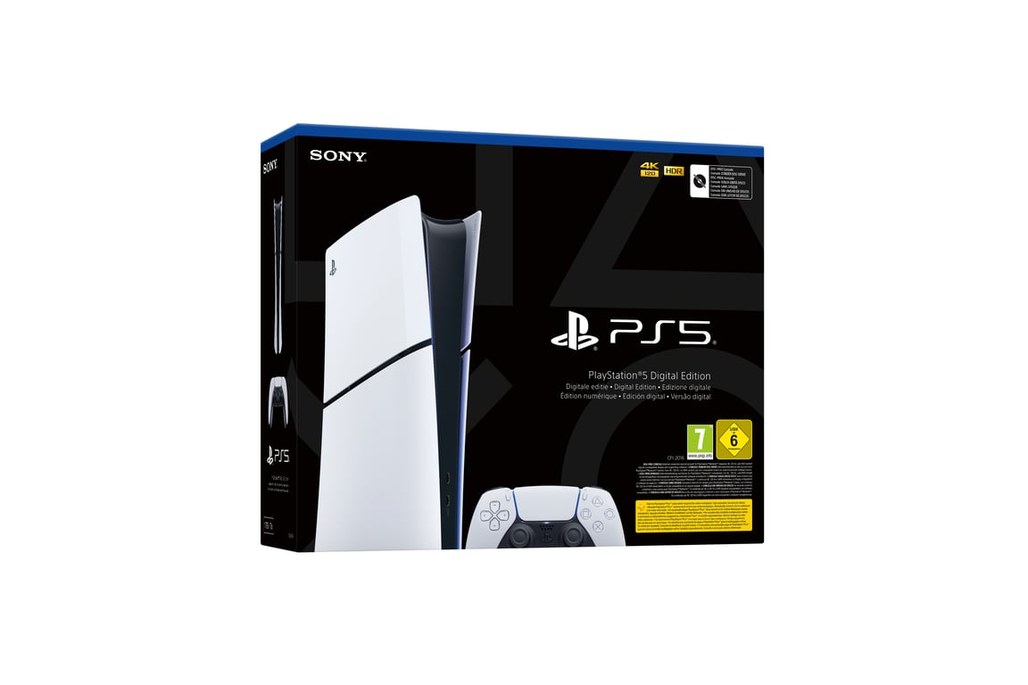 PS5 Slim 1 To - Console de jeux PlayStation 5 Slim (Digitale)