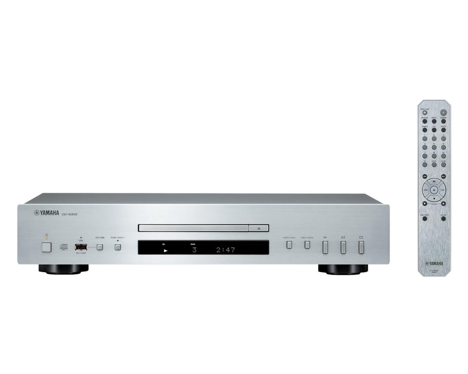 Lecteur CD Yamaha CD-S303 – Design Vintage, Convertisseur 24 bits/192 kHz, USB - vue 7