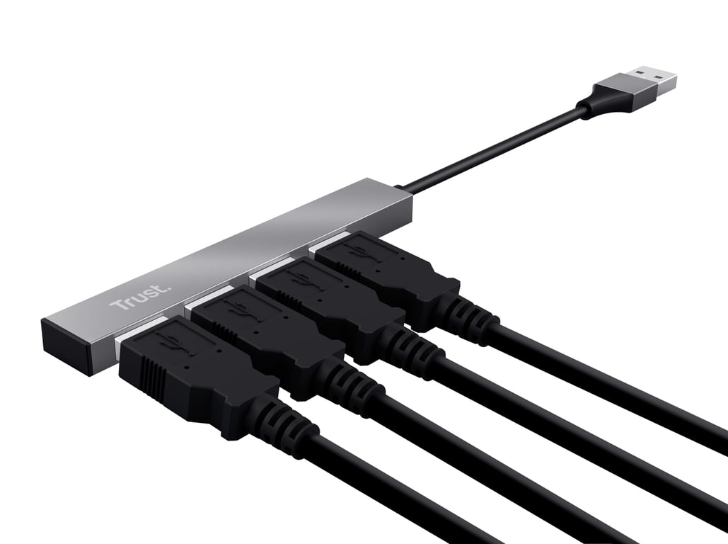 Trust Halyx USB 2.0 480 Mbit/ Aluminium Neuf - vue 3