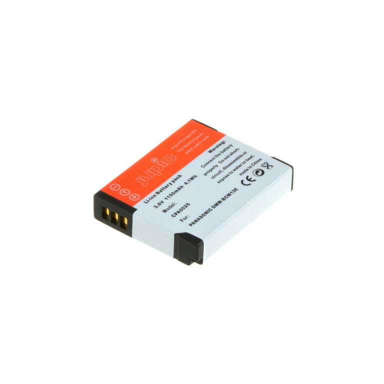JUPIO Batterie compatible avec PANASONIC DMW BCM13E Neuf
